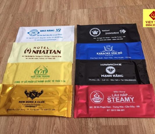 Chuyên cung cấp khăn lạnh in vỏ kẽm cao cấp