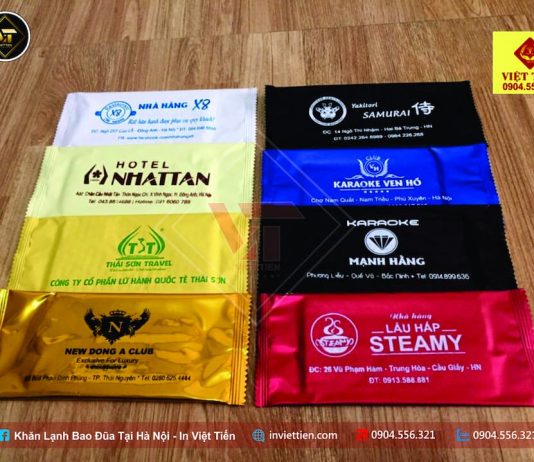 Công ty sản xuất khăn lạnh, khăn ướt giá rẻ tại Hà Nội Mẫu khăn lạnh cao cấp cho nhà hàng đẹp giá rẻ.