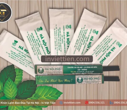 Mẫu Khăn Lạnh Đẹp Cho Nhà Hàng, Karaoke, Tiệc Cưới Mới Nhất Khăn lạnh, bao đũa nhà hàng tại Hà Nội