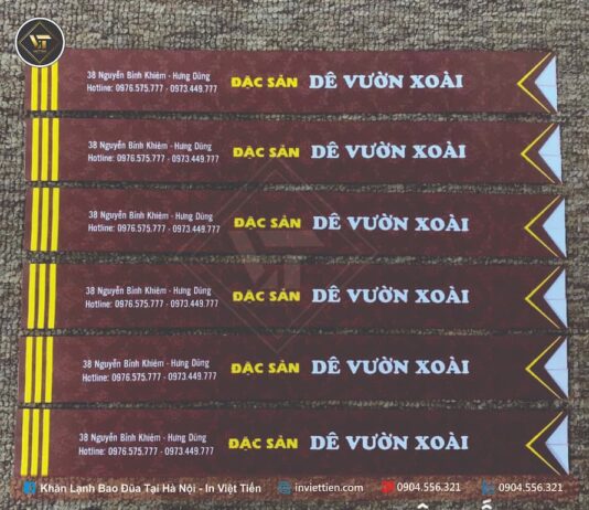 In Vỏ Bao Đũa Tại Hải Phòng, Hải Dương, Hưng Yên