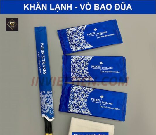 Công ty In VIệt Tiến chuyên sản xuất in vỏ bao đũa cho nhà hàng, tiệc cưới đẹp giá rẻ tại Nha Trang, Cam Ranh, Khánh Hòa