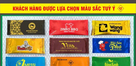 In Việt Tiến – chuyên in khăn lạnh tại Hải Phòng