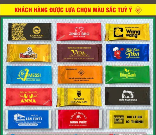 In Việt Tiến – chuyên in khăn lạnh tại Hải Phòng