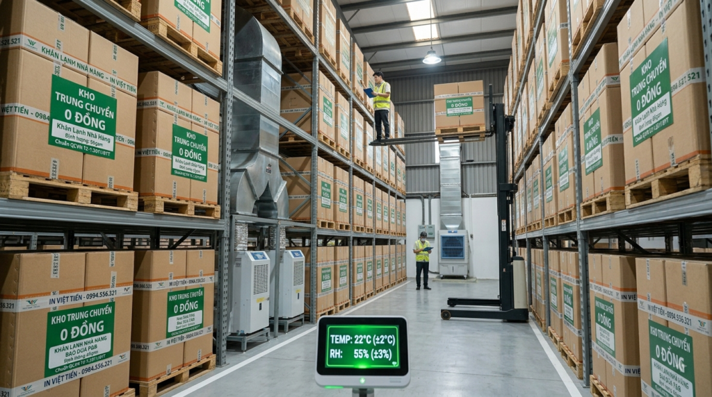 Bảo Quản Khăn Lạnh Mùa Nồm: Báo Cáo Material ASTM & SLA Kho HVAC
