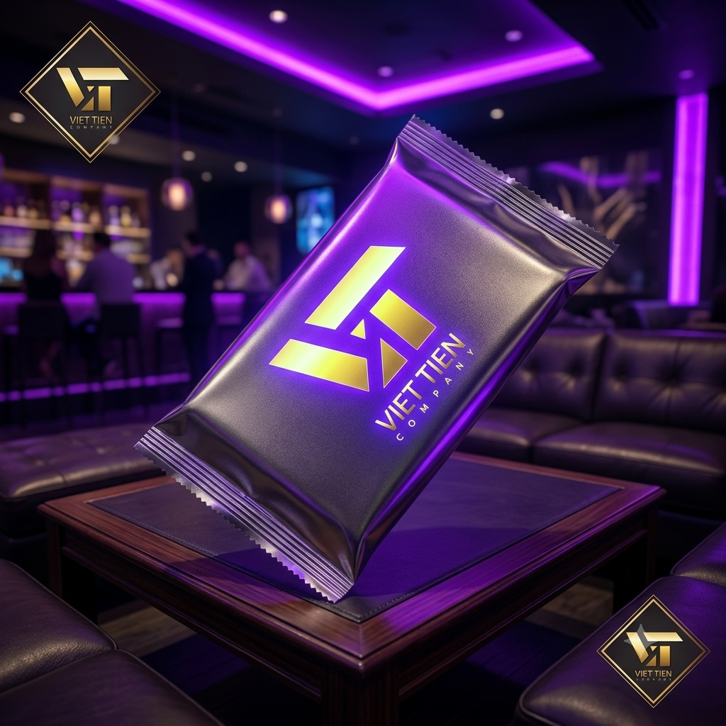 Khăn Lạnh Karaoke và Club Hà Nội Màng UV Ép Kim & SLA 2H