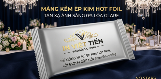 MÀNG KẼM ÉP KIM HOT FOIL TÁN XẠ ÁNH SÁNG 0% LÓA GLARE
