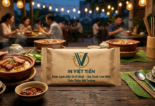 Khăn Lạnh Giấy Kraft Cơm Niêu TPHCM