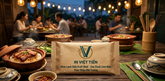 Khăn Lạnh Giấy Kraft Cơm Niêu TPHCM